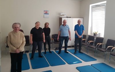 Zajęcia Pilates w Dziennym Domu Opieki w Łączkach Kucharskich